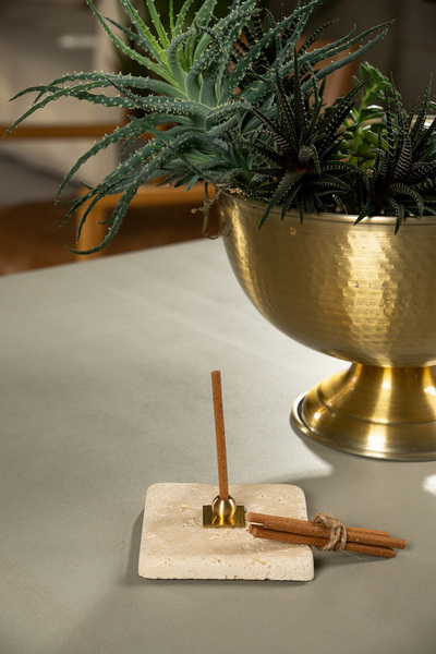 OM Rituals White Dream Traverten Stick Ritüel Tütsülüğü