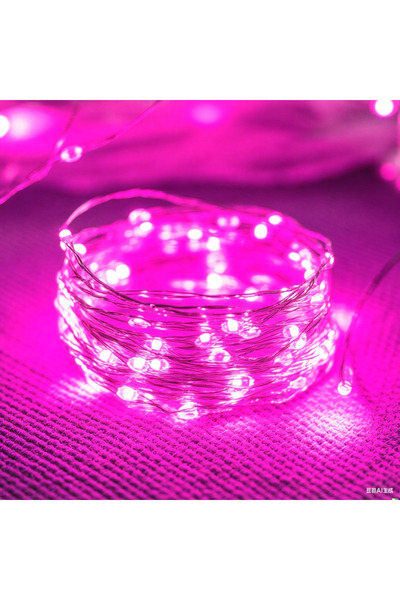 Choice Battery 10M 100leds Pink LED String Light 1/2/3/5/10M Waterproof Strin...