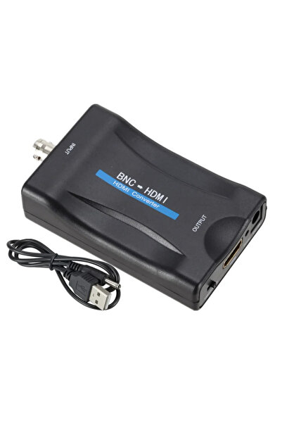 Choice BNC to HDMI BNC to HDMI-Compatible Converter Coaxial Adapter Connector BNC Audio Input HDMI 1080P/72
