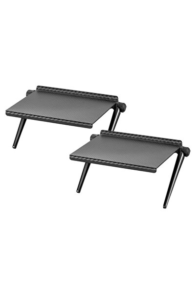 Choice1 رفوف تخزين صغيرة لشاشات التلفزيون، قطعتين، حامل شاشة قابل للتعديل، من...