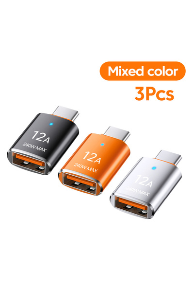 Choice محول OTG من النوع C إلى USB A، موصل محول شاحن USB 3.0 لأجهزة الكمبيوتر...