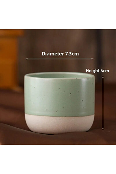 Choice كوب قهوة عتيق 100-200 مل 170 مل أخضر تفاحي 100 مل 170 مل 200 مل سيرامي...