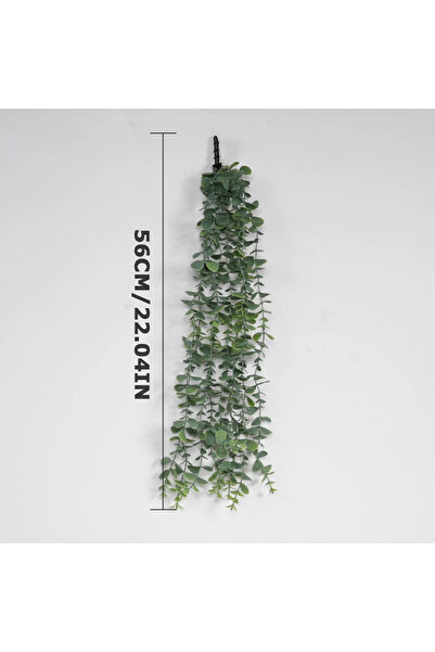 Choice T86 قطعة واحدة من نبات الأوكالبتوس الاصطناعي المعلق على شكل كرمة من ال...