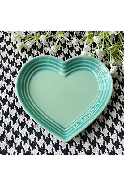 Choice 4.72inch Blue Ceramic Cat Bowl Extra Heart-Shaped Wide Anti Vomiting S...