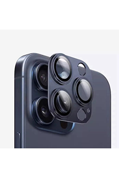 Choice واقي عدسة الكاميرا من التيتانيوم الأزرق لهاتف iPhone 15 Pro Max لهاتف ...