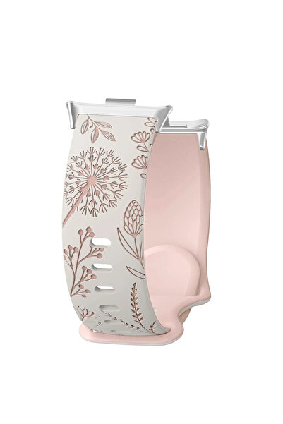 Choice سوار سيليكون StarPW لساعة Mi Band 9 Pro/8 Pro ثنائي اللون من زهرة الهن...