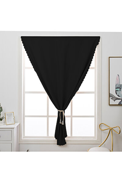 Choice ستائر فيلكرو سوداء ذاتية اللصق محمولة 100% معتمة، مقاس 100 سم × 200 سم...