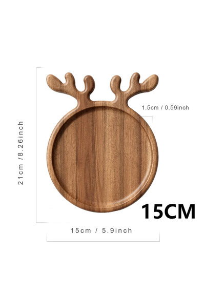 Choice طبق صينية عيد الميلاد على شكل شجرة عيد الميلاد على شكل الأيل طبق المقب...