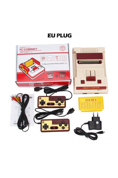 Choice وحدة تحكم ألعاب فيديو جديدة 8 بت بمقبس أوروبي، تدعم 500 لعبة كلاسيكية، تدعم جهاز كمبيوتر عائلي وجهاز تلفزيون