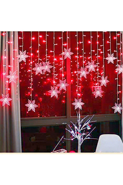 Choice ستارة ندفة الثلج لعيد الميلاد بطول 3.2 متر، مزودة بمقبس أوروبي، أضواء ...