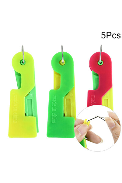 Choice 5 قطع 5 قطع عشوائية اللون إبرة الخيط التلقائي إبرة دليل كبار السن إبرة...