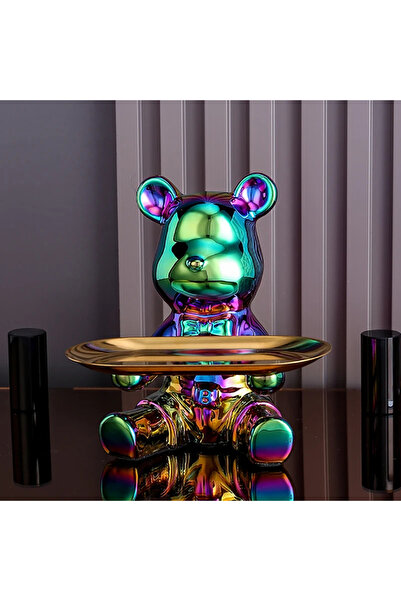 Choice E Home Decor Ceramic Colorful Plating Bear Storage Box Home Living New...