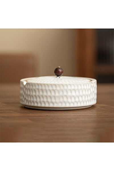 Choice 03 منفضة سجائر سيراميك مع غطاء، مكتب منزلي، شخصية إبداعية، ديكور عصري ...