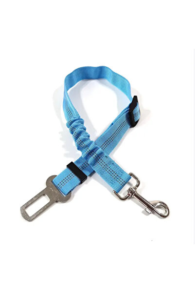 Choice حزام أمان للكلاب عاكس باللون الأزرق - حزام نايلون متين وقابل للتعديل م...