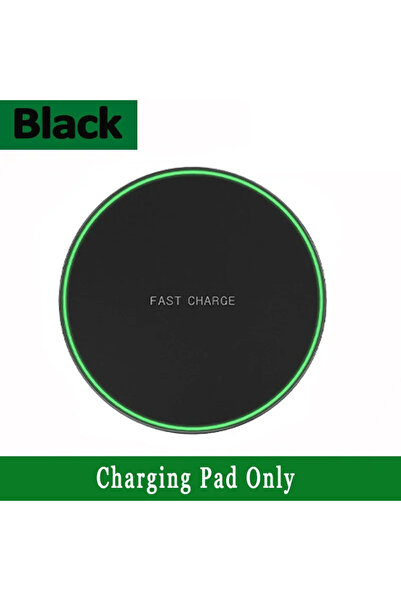 Choice لوحة شاحن لاسلكي صغيرة LED بدون كابل باللون الأسود لهاتف iPhone 16 15 ...