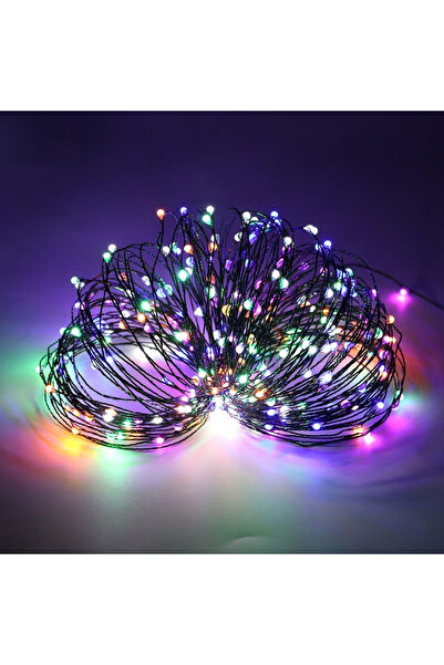 Choice 10 أمتار 100 مصباح LED بمقبس الاتحاد الأوروبي متعدد الألوان كابل أخضر ...