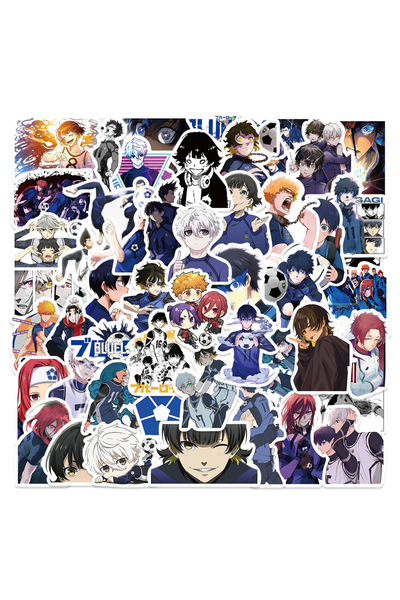 Choice 50Pcs 50Pcs Anime BLUE LOCK Football Stickers DIY Stickers Scrapbookin...