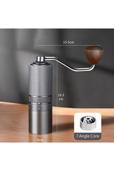 Choice مطحنة قهوة يدوية احترافية جديدة رمادية 7 أنوية 5 أنوية 6 أنوية 7 أنوية مطحنة قهوة إسبريسو CNC