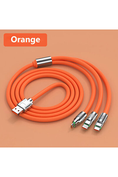 Choice 1 3 في 1 كابل USB 6A 120W كابل USB شحن سريع سلك البيانات لأجهزة iPhone...