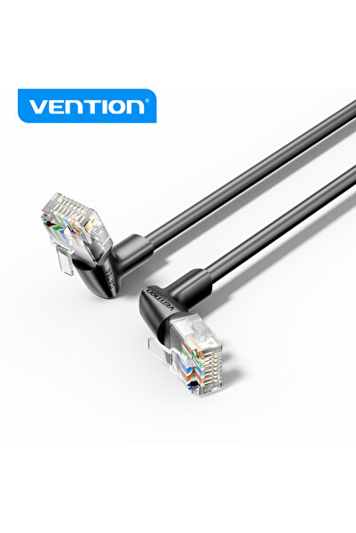 Choice كابل إيثرنت Ultra Cat6 بطول 3 أمتار من Vention Ultra Cat6A Ethernet بسرعة 10 جيجابت في الثانية ودوران 90/360 درجة وسرعة عالية