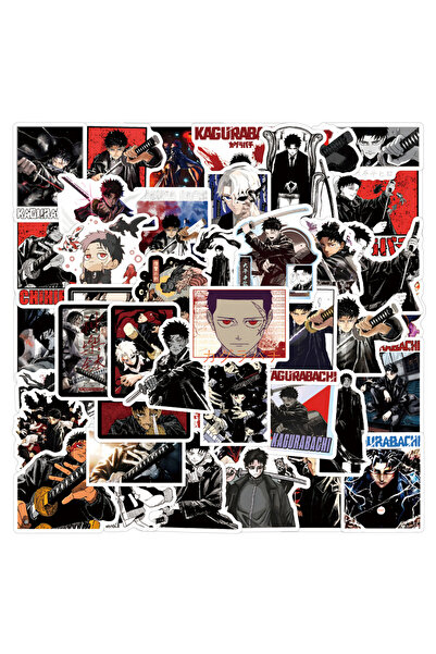 Choice ملصقات أنيمي كاجورا باتشي متعددة الألوان، 55 قطعة، ملصقات كاجورا باتشي، ملصقات يدوية، سكرابوكينغ، أمتعة الهاتف