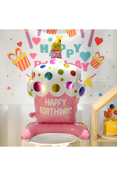 Choice بالونات كعكة عيد ميلاد أخرى 1 بالونات كعكة جديدة قائمة على قاعدة كرتون...