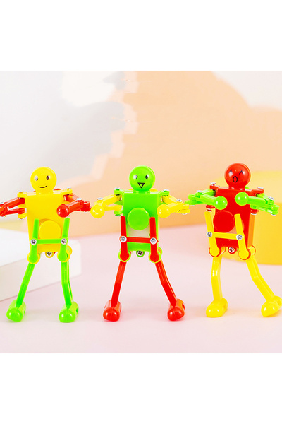 Choice 5pcs 5 Set Fun Wind Up Dancing Robot Games Boys Girls Birthday Party Favor Piñata Filler Christmas K