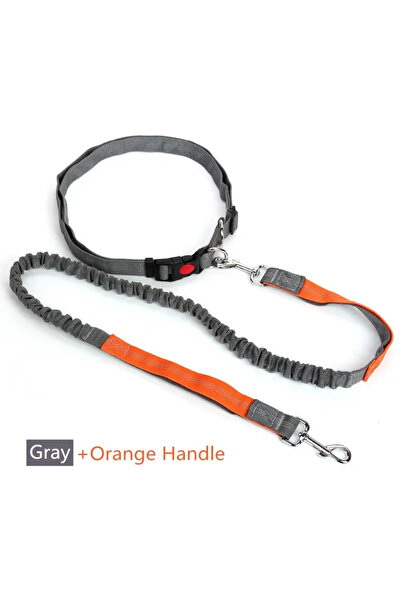 Choice 02 مقود كلب قابل للسحب مع حبل خصر قابل للتعديل بدون استخدام اليدين للج...