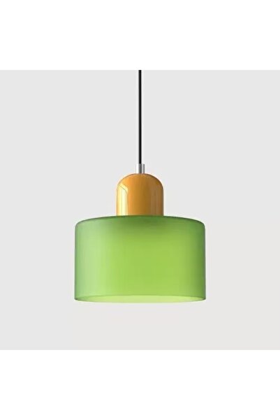 Choice ثريا صغيرة من الزجاج الملون باللون الأبيض الدافئ والأخضر غير اللامع 2 ...