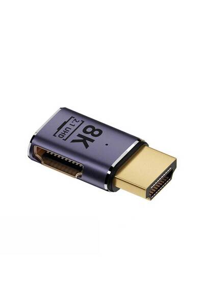 Choice محول تمديد A8K02 JCD 8K UHD2.1 متوافق مع HDMI، قابس 90 درجة، محول من ذ...