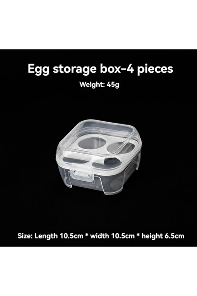 Choice صندوق تخزين بيض مقاوم للصدمات مكون من 4 شبكات خارجي، صينية بيض محمولة ...