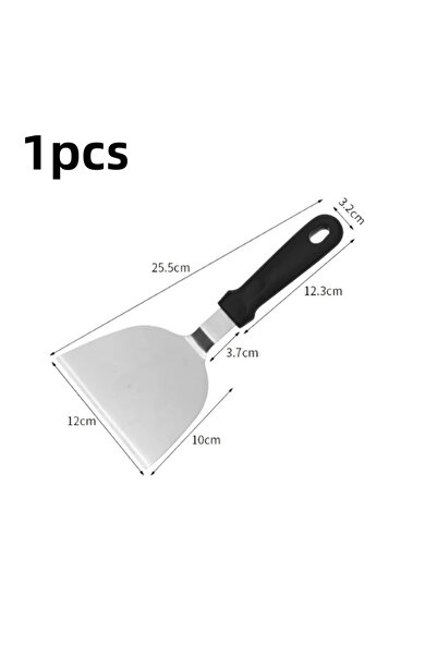 Choice B-1pcs Stainless Steel Metal Griddle Spatula Hamburger Scraper Pancake...