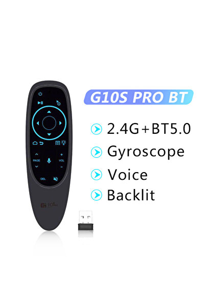 Choice G10SPro BT G10S Pro Voice Remote Control G10SPro BT 2.4G Wireless Air Mouse Gyroscope Backlit Smart