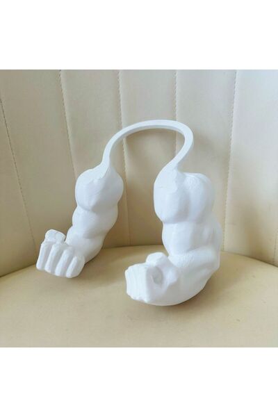 Choice قلادة ذراع عضلة القطة البيضاء على شكل قبضة رقبة قطة أليفة، مجموعة عرض ...