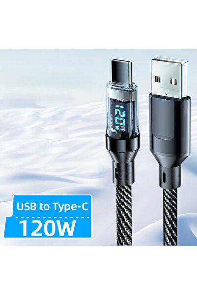 Choice كابل USB A بطول 1 متر، 120 وات، كابل OOZCC من النوع C إلى النوع C، كاب...