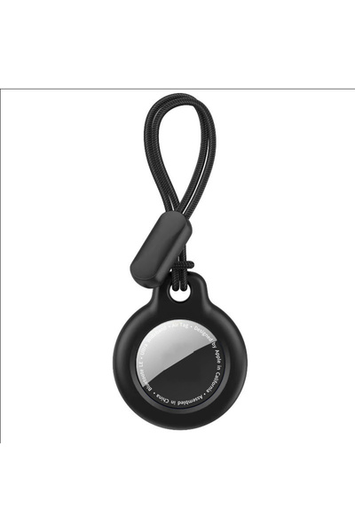 Choice حامل بطاقة AirTag أسود من GITFOS مع حزام، مقاوم للماء والخدوش، يوفر حم...