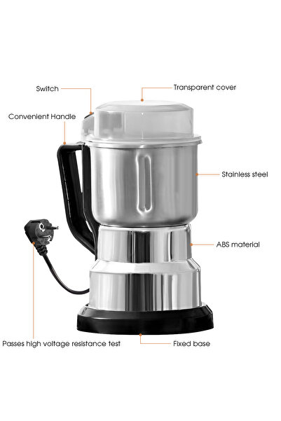 Choice مطحنة كهربائية من الاتحاد الأوروبي للحبوب والمكسرات والفاصوليا والتواب...