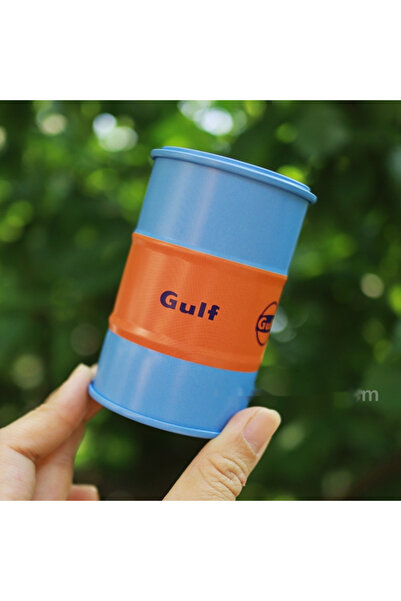 Choice نموذج برميل زيت مصغر إبداعي من GulfB، مشهد سطح مكتب، تخزين صفائح حديدية، لعبة صغيرة عصرية D