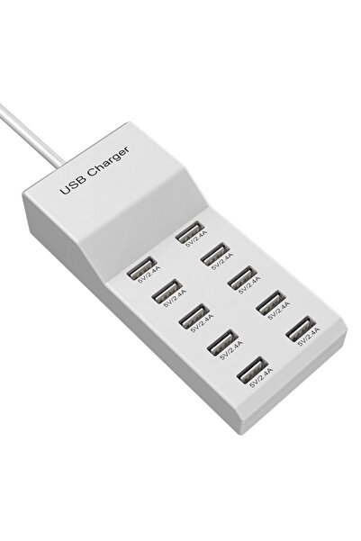Choice شاحن USB متعدد المنافذ من الاتحاد الأوروبي، شحن سريع 50 وات، رأس شحن ل...
