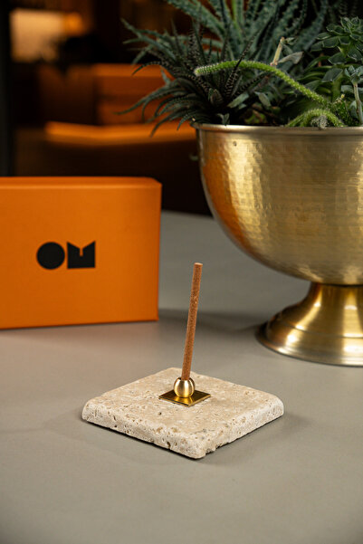 OM Rituals Cappuccino Traverten Stick Ritüel Tütsülüğü