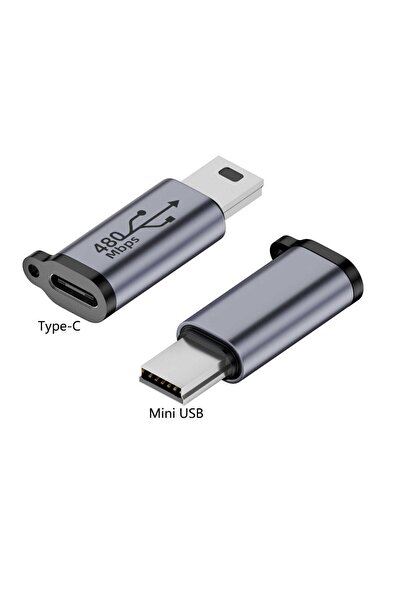 Choice قطعة واحدة من كابل TYPEC إلى miniUSB NNBILI من النوع C أنثى إلى Mini U...