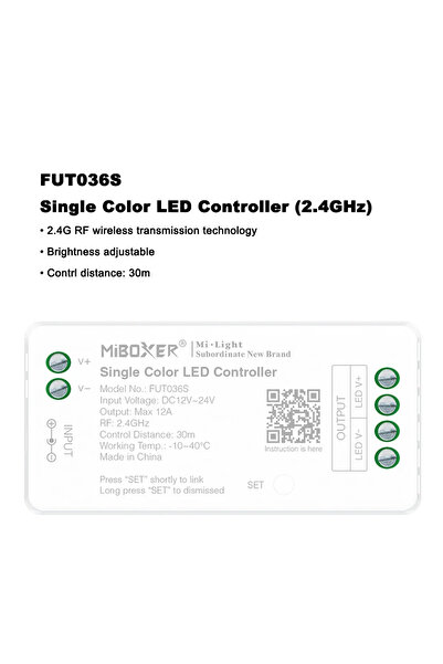 Choice وحدة تحكم LED FUT036S أحادية اللون Miboxer FUT035S FUT036S FUT037S FUT...