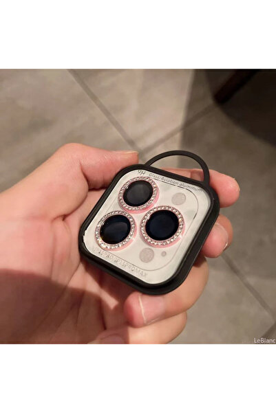 Choice for14pro 14proMax PK 2/3 قطعة واقي عدسة الكاميرا الماسي لهاتف iPhone 1...