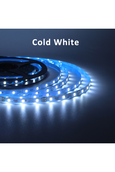 Choice شريط إضاءة LED على شكل حرف S أبيض بارد بطول 10 أمتار SMD2835 قابل للان...