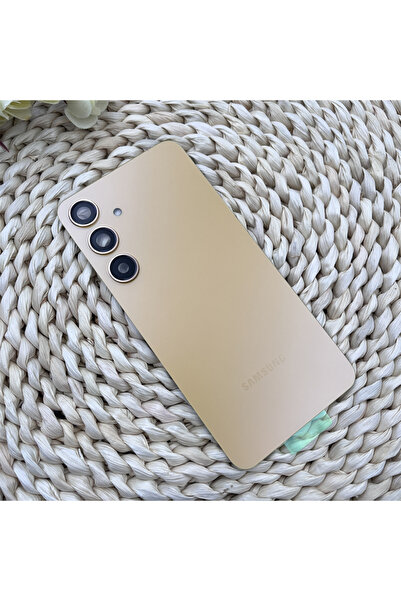 Samsung غطاء بطارية زجاجي برتقالي لهاتف GALAXY S24/S24 Plus/S24+