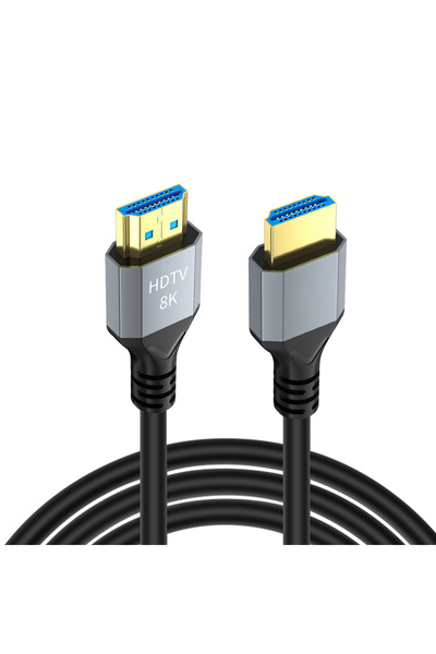 Choice كابل HDMI 2.1 من مادة PVC 8K بطول 5 أمتار، بدقة 8K وتردد 60 هرتز و4K و120 هرتز، مناسب لأجهزة التلفاز عالي الوضوح وشاشات العرض وأجهزة PS4/PS5 وأجهزة Xbox وأجهزة الكمبيوتر المحمولة وأجهزة eARC وHDR