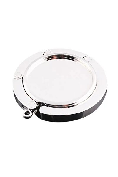 Choice حامل حقيبة قابل للطي محمول فضي اللون مع خطاف للطاولة وحامل حقيبة ومحفظ...