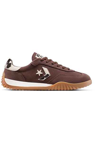 Converse Sneakers Run Star Trainer Suede, Brown, Unisex