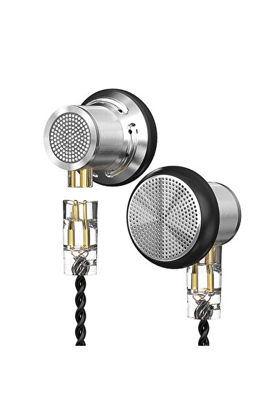 Choice سماعات أذن ديناميكية فضية بدون ميكروفون وDTS، سماعات أذن هاي فاي باس، ...