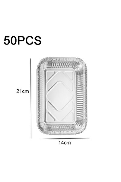 Choice 50 قطعة 20/50 قطعة صواني ألومنيوم للقلي الهوائي، صواني خبز ورقية غير ل...